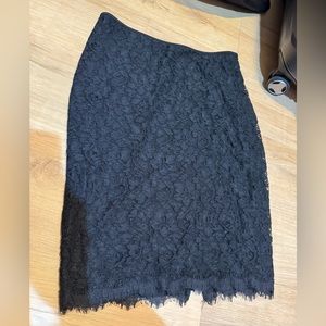 Diane Von Furstenberg Black Skirt